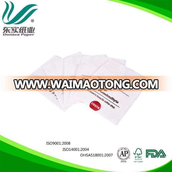 factory wholesale custom logo printed cocktail paper serviettes elegant paper napkin