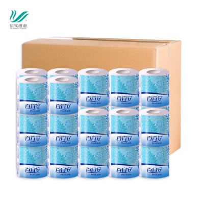 Wholesale Cheap Price Virgin Pulp 2Ply Bulk Toilet Tissue Paper Roll Bathroom Tissue Toilet Paper